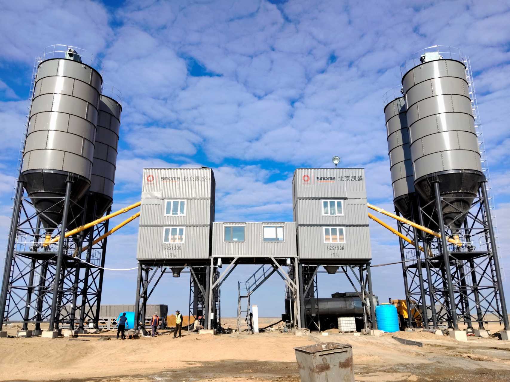 出口—哈萨克斯坦HZS120站